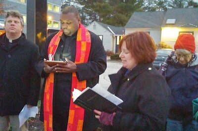 group with priest 400