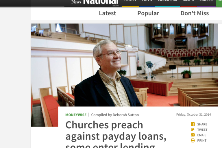 churches enter lending