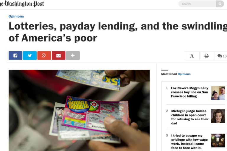 lotteries and payday