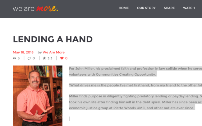 Lending A Hand